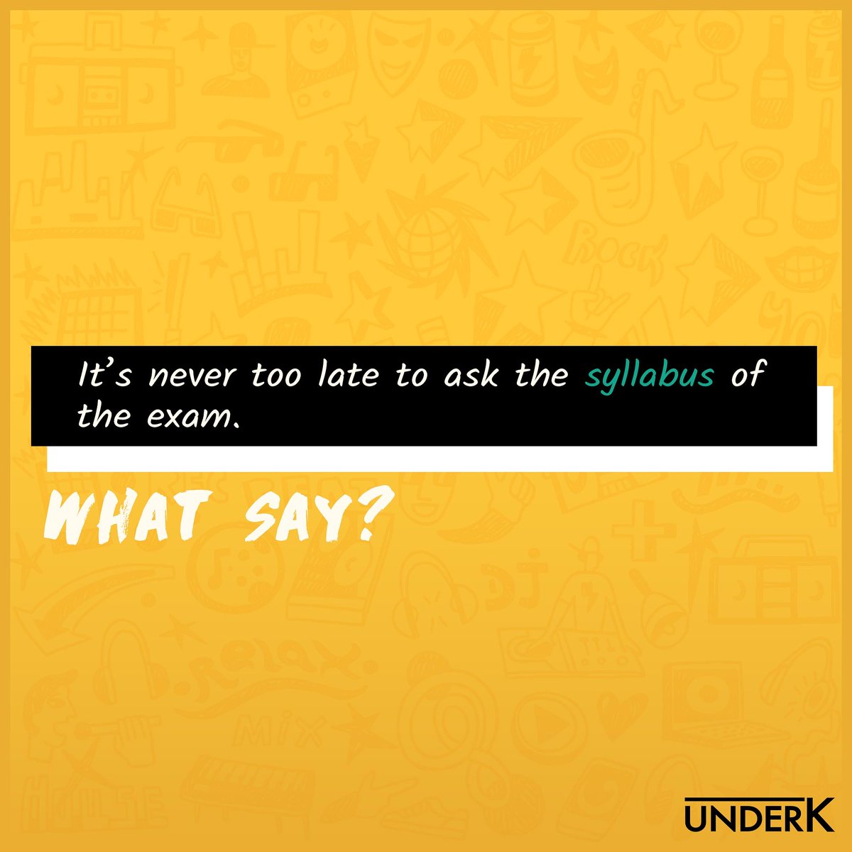 underK_in's tweet photo. Kal ke exam me aisa kuch bhi tha kya😲
.
.
.
.
.
#syllabus #exams #exammemes #examstress #examrelief #exam #backbenchers #examfever #examfree #underk #fashion #facts #iloveunderk https://t.co/yOmWxByrcF