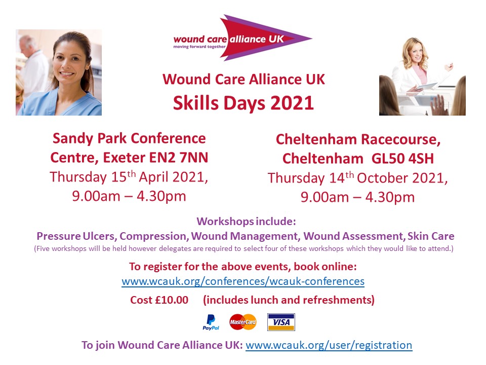 infowcauk's tweet photo. Wound Care Alliance UK - Skills Days 2021 https://t.co/kKjXcM1s0n