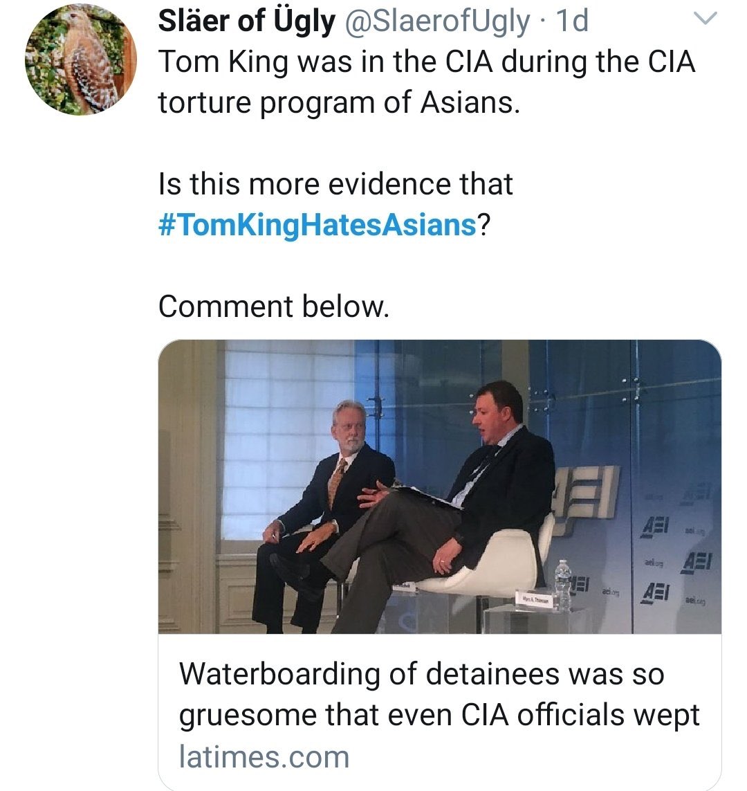  #ComicsMaybe some of the other Comics Gate followers pushing their “Tom is a racist” narrative have spoken out?Doesn’t look like it... #ThisIsComicsGate