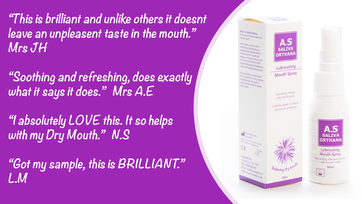DryMouth_Relief's tweet photo. So motivating to read how our clinically proven pH neutral products can help #DryMouth sufferers. Thanks for the support. On prescription & webshop https://t.co/mdQLRiA4PA #SLT #WorldHeadAndNeckCancerDay #whncday2020 #HeadNeckCEN #mouthcare #dental #oral-dryness #mouthcancer https://t.co/tPsrEsbxUq