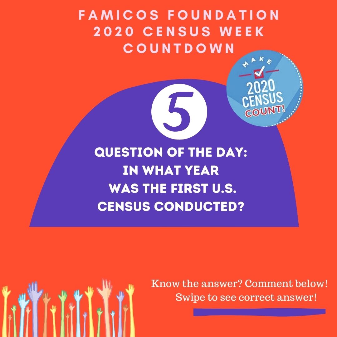 Famicos's tweet image. 5 days until our Virtual Block Party! Take a guess at the answer to this trivia question! #Census2020 #CompleteCountCle