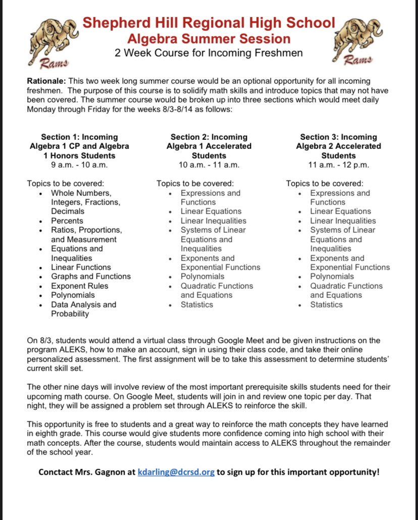 Math summer session begins ONE WEEK from today! Completely free and virtual. Hope to see you there! 🔢🧮🧑‍🏫