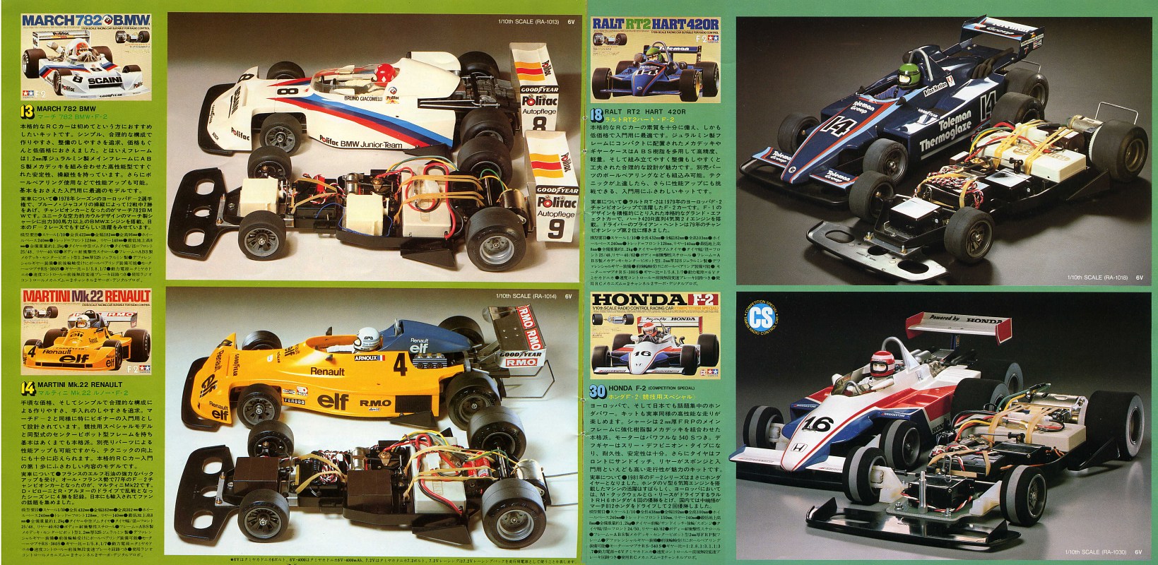 タミヤ1/10 ホンダF-2 ラジコンカー