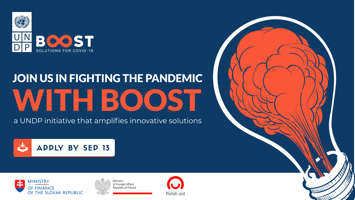 impactaimVA's tweet photo. ๐๐ฝ #ImpactAIM is excited to be part of the #BOOST initiative by @undpeurasia. Unique chance to support change-makers & innovators to address the effects of #Covid19 in the areas of digitization, economy & health.
Apply https://t.co/YehrQ5aKrg
@PolandMFA @sdgiaorg @BCtAInitiative https://t.co/1mGf6qhlTX