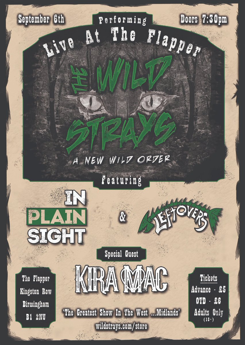 LastElementM's tweet image. Here's a promo piece our designer created for a @WildStrays gig last year!

It was a Wild West (Midlands) theme as we were the Wlid Strays, in the West Midlands, and actually had a country artist on the bill. 🤠

#promoartwork #graphicdesign #localmusic