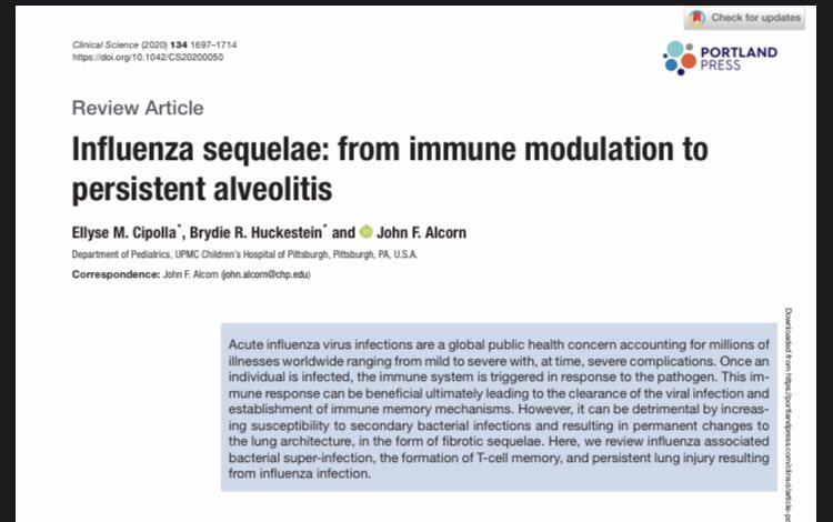 Alcorn Lab (@alcornlab) on Twitter photo New review out in <a href="/PPPublishing/">Portland Press</a> “Influenza sequelae: from immune modulation to persistent alveolitis” way to go Ellyse and Brydie! New review out in <a href="/PPPublishing/">Portland Press</a> “Influenza sequelae: from immune modulation to persistent alveolitis” way to go Ellyse and Brydie!