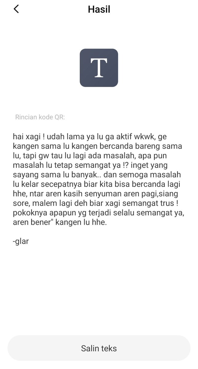vslsvt's tweet photo. Makasih banyak aren💚 lu perhatian banget sama gw, jadi terharu wkwk iya, banyak yg sayang sama gw, termasuk lu kan? Aaamiin. Gw juga kangen sama lu :) beneran mau ngasih senyuman tiap pagi, siang, sore, malem? Ntar gw tagih nih hm https://t.co/ft2bBYXWu6