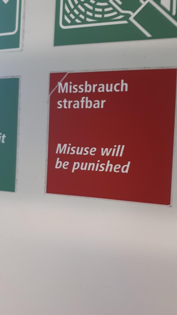 Hans Meier (@hansmeler) on Twitter photo In der englischen Sprache hat die <a href="/DB_Bahn/">Deutsche Bahn Personenverkehr</a> also Eier!
Senk you for this
#FreudscherVerübersetzer In der englischen Sprache hat die <a href="/DB_Bahn/">Deutsche Bahn Personenverkehr</a> also Eier!
Senk you for this
#FreudscherVerübersetzer