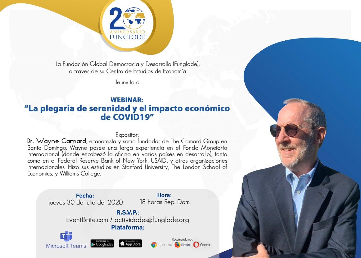 janleyr's tweet photo. Centro de Estudios de Economía @FUNGLODE invita a conversatorio, 30/07 , 18:00 horas, Microsoft Teams. Detalles en invitación adjunta. No faltes! @davidricardopim @fredemamzade @JorgeEspinosaRD https://t.co/XEKoF350T6
