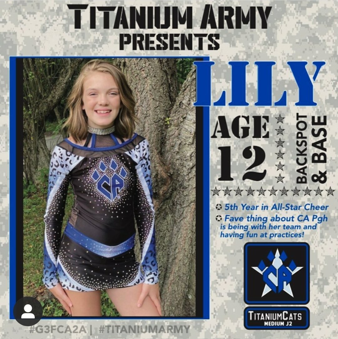 CA_TitaniumCats's tweet photo. #titaniumarmy⭐ #titaniumcats💙🖤 #meettitanium🐾
@CheerAthletics https://t.co/dmVWXljqCj