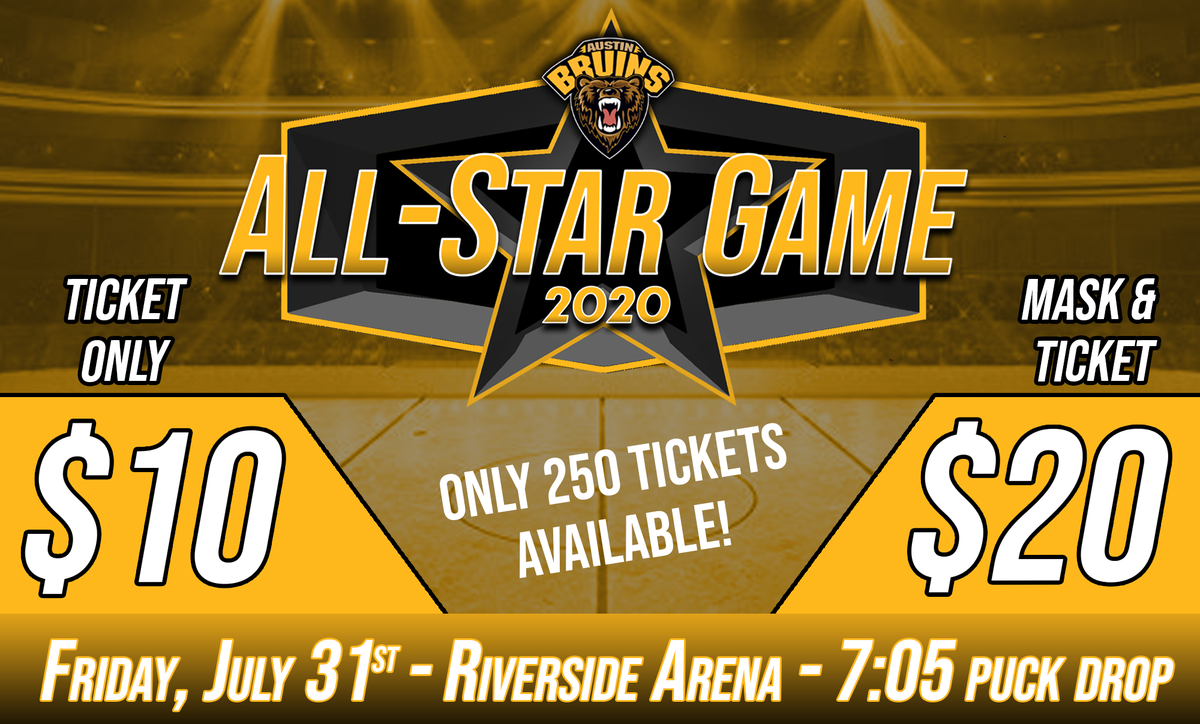 theaustinbruins's tweet photo. Hockey happens THIS WEEK!

The All-Star Game returns this Friday, 7/31 @ 7:05!

There's still some tickets available, so give us a call at 507-434-4978 and come out for some FUN! https://t.co/Vqwh7Ts4Ia