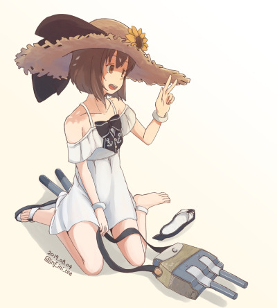 #みなさんの陽炎型のイラスト見せてください
ゆきかじぇしか描いてなかったわ。 