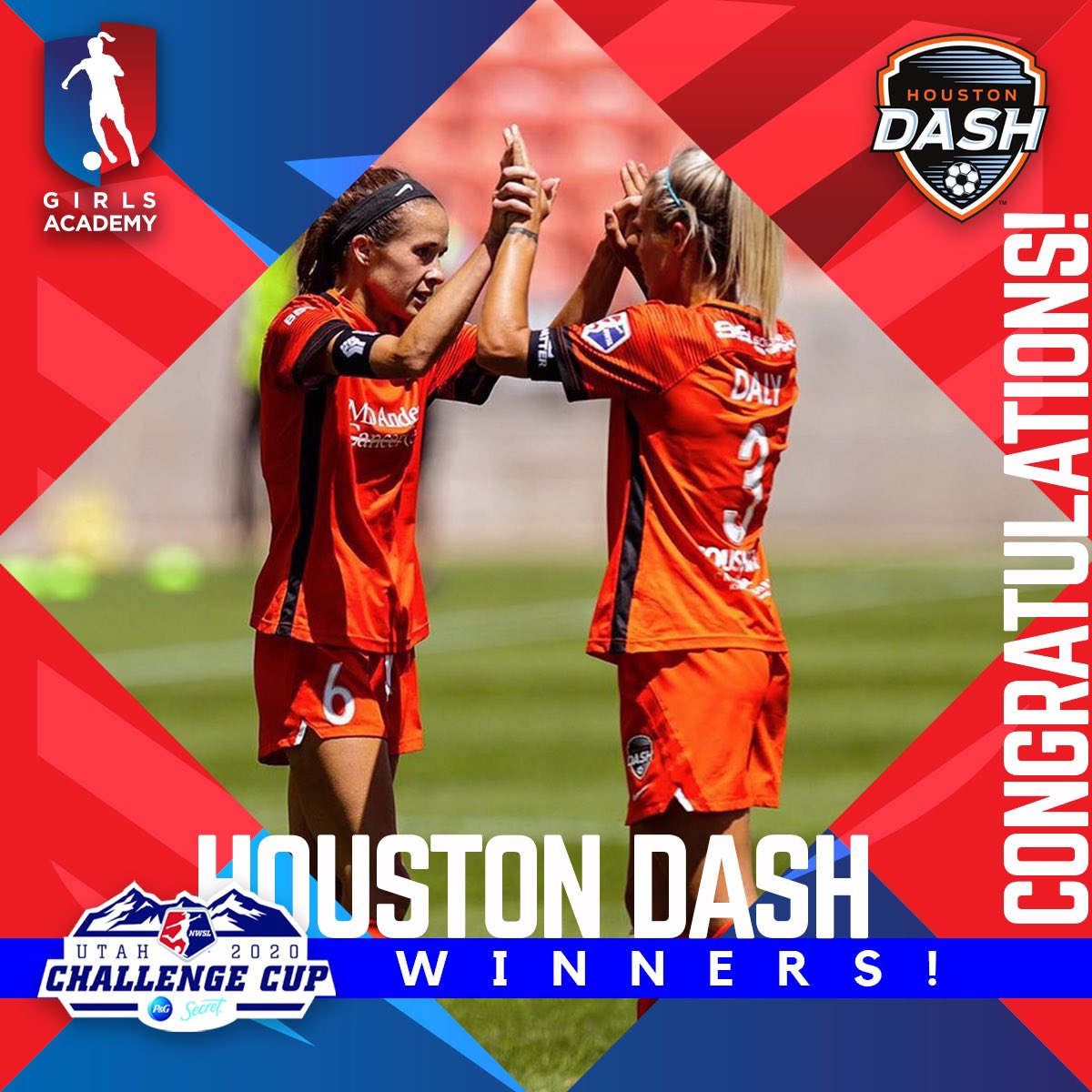 GAcademyLeague's tweet photo. One of our own. Thrilled for the @houstondash, @dynamodashyouth and the whole organization. Congratulations!! #GAClub #nwsl #GAWTP #AttacktheGAme #GARising #Champs #SeeHerBeHer https://t.co/Jtmby3uAkj