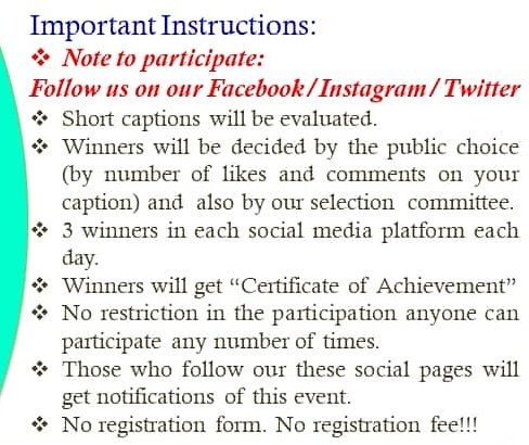 ieee_acsircsio's tweet image. Caption Writing Competition is live!!!   
Please read the Instructions carefully. 
#IEEE #AcSIRCSIO #CSIO #Writers #caption #Science #Technologies #WritingCommunity 
@IEEEorg @ieee_acsircsio