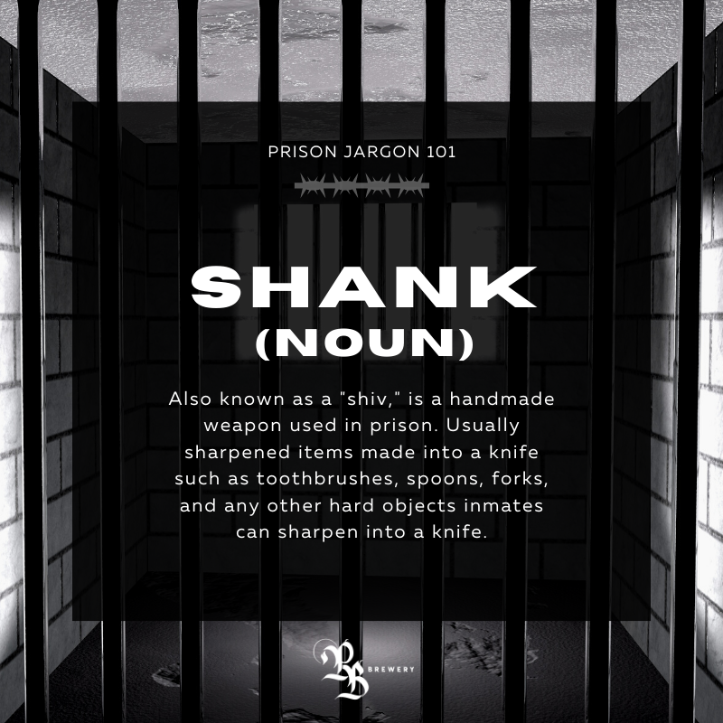 PrisonBBrewery's tweet photo. Prison Jargon 101 w PBB - Check back for new words or phrases to test your knowledge! (Disclaimer: It is not our intention to glorify or make light of what are some of the most negative aspects of prison. Our goal is to use these negative images and turn them into a positive. https://t.co/YFPMisjywr