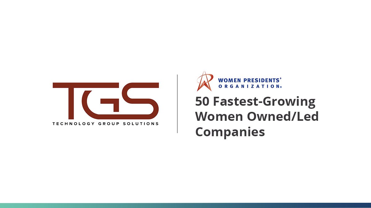 TGS and CEO, Lenora Payne, has once again been recognized as one of the #50Fastest Women Owned/Led Companies by @WomenPresidents