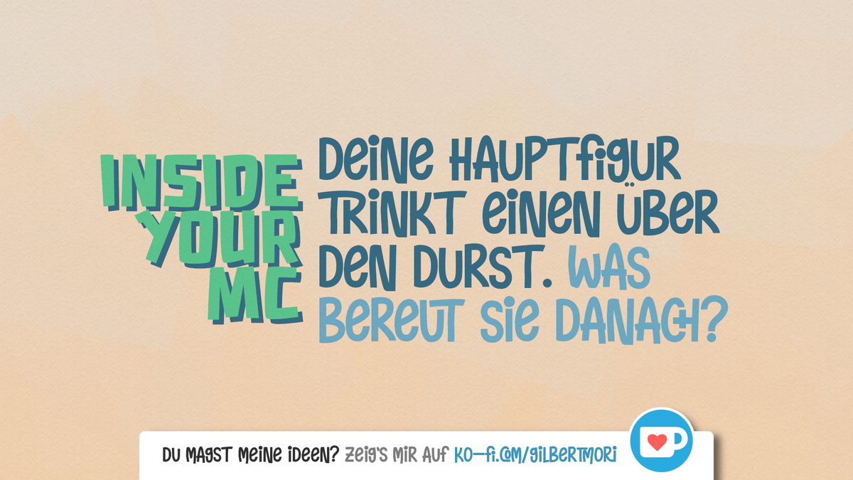 BookOfGilbert's tweet photo. 🍺 Après-Heldentaten: #InsideYourMC 🍺
Der Kopf brummt, die Pappn pickt, der Magen schlägt Radln ... Was ist denn da passiert? Auch Protagonist:innen schauen mal zu tief ins Glas und tun dann Dinge, die ... naja ...
WAS BEREUEN SIE DANACH?
#IYMC #Autorenleben https://t.co/WBnklVyQ66