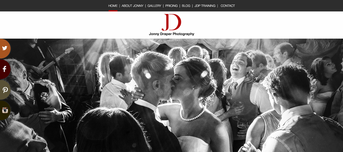 Another of our #website designs we're going to be saying goodbye to...

But - it's not a severing of ties, as we've been working with the very talented <a href="/JonnyDraperfoto/">Jonny Draper</a> on the #design of his brand new website. Can't wait to launch it. He's a very, very, very good photographer...