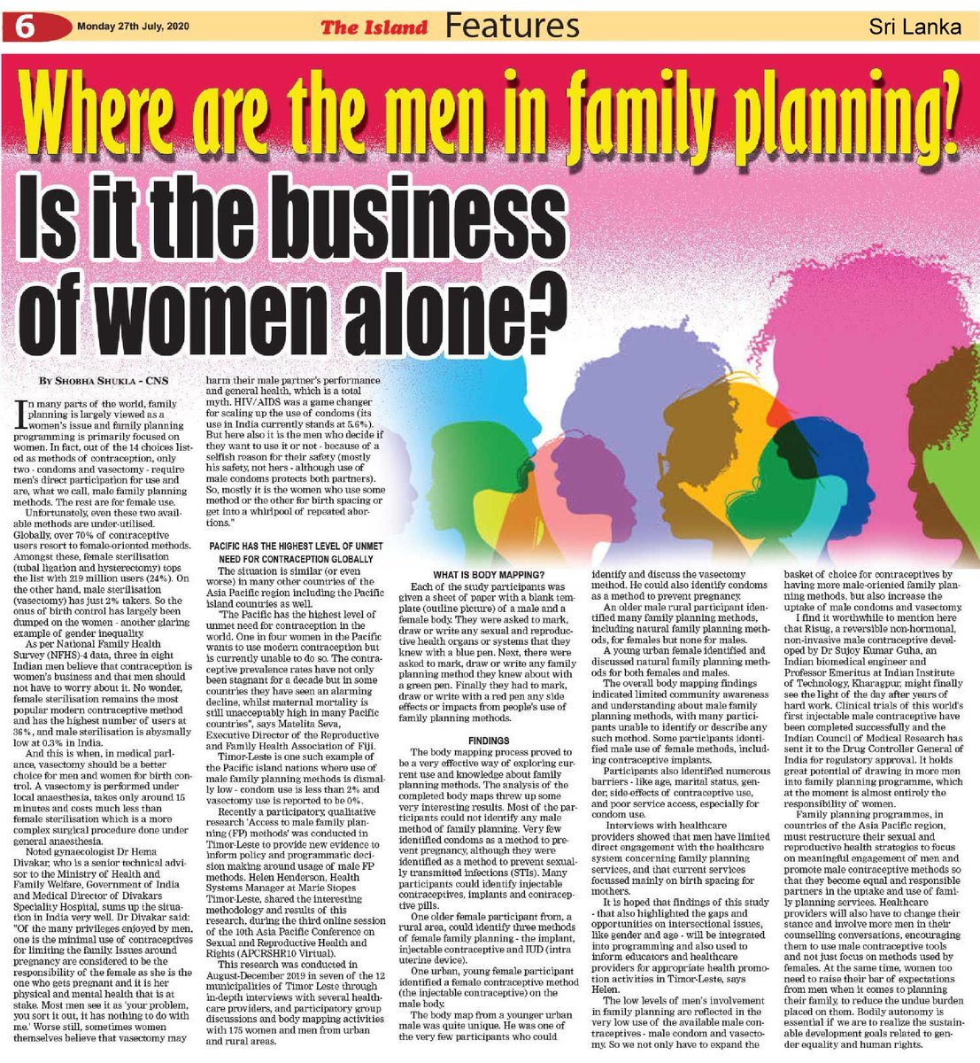 getalkslive's tweet photo. Published today in The Island, Sri Lanka: "Bodily autonomy is essential if we are to realize the #SDGs related to #genderequality &amp; #humanrights"

Read more insights from @mscadravula of @rfhaf_Fiji, Helen Henderson of Marie Stopes Timor-Leste &amp; @divuhema

https://t.co/uLbG6nnVQJ https://t.co/rPZEAcUvTI