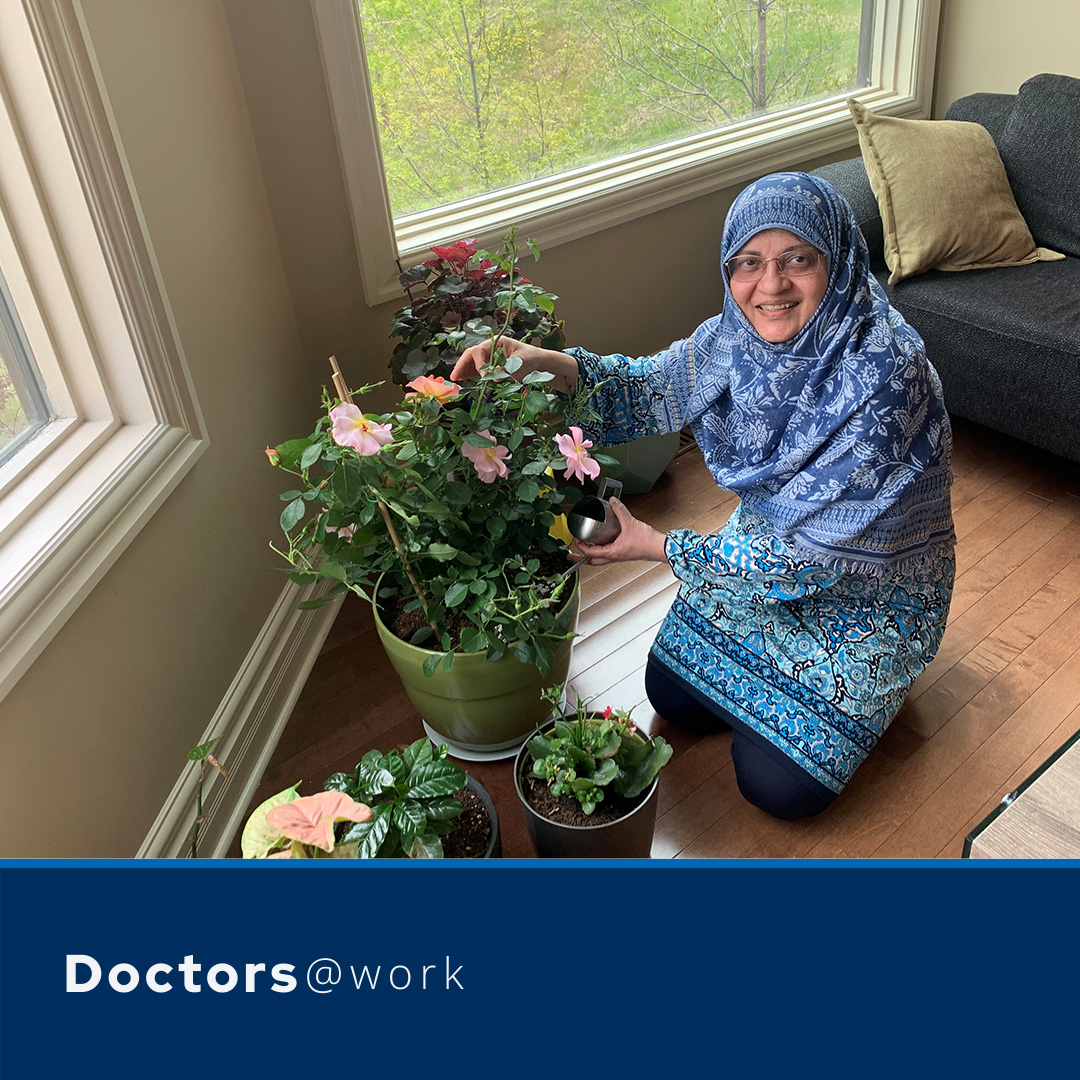 foothillspcn's tweet photo. Dr. Sakina Raj is taking a break to do some gardening while working from home.
Family doctors are doing in-person and virtual appointments during the COVID-19 pandemic #doctorsatwork https://t.co/MyrTqrRBtM