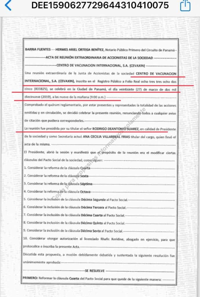 Socios en la empresa de vacunación.  ¿Quién más andará x allí ??