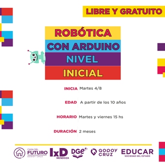 MzaDGE's tweet photo. 📣Infinito por Descubrir propone nuevos talleres para el mes de agosto

💻100% online y gratuitos.
💻Orientados a chicos y jóvenes de 6 a 18 años. 
💻Se desarrollan en #GoogleMeet con inscripción previa.

🤖https://t.co/3gh1Xzv02r #IxD #Mendoza https://t.co/t2kABb1qPT