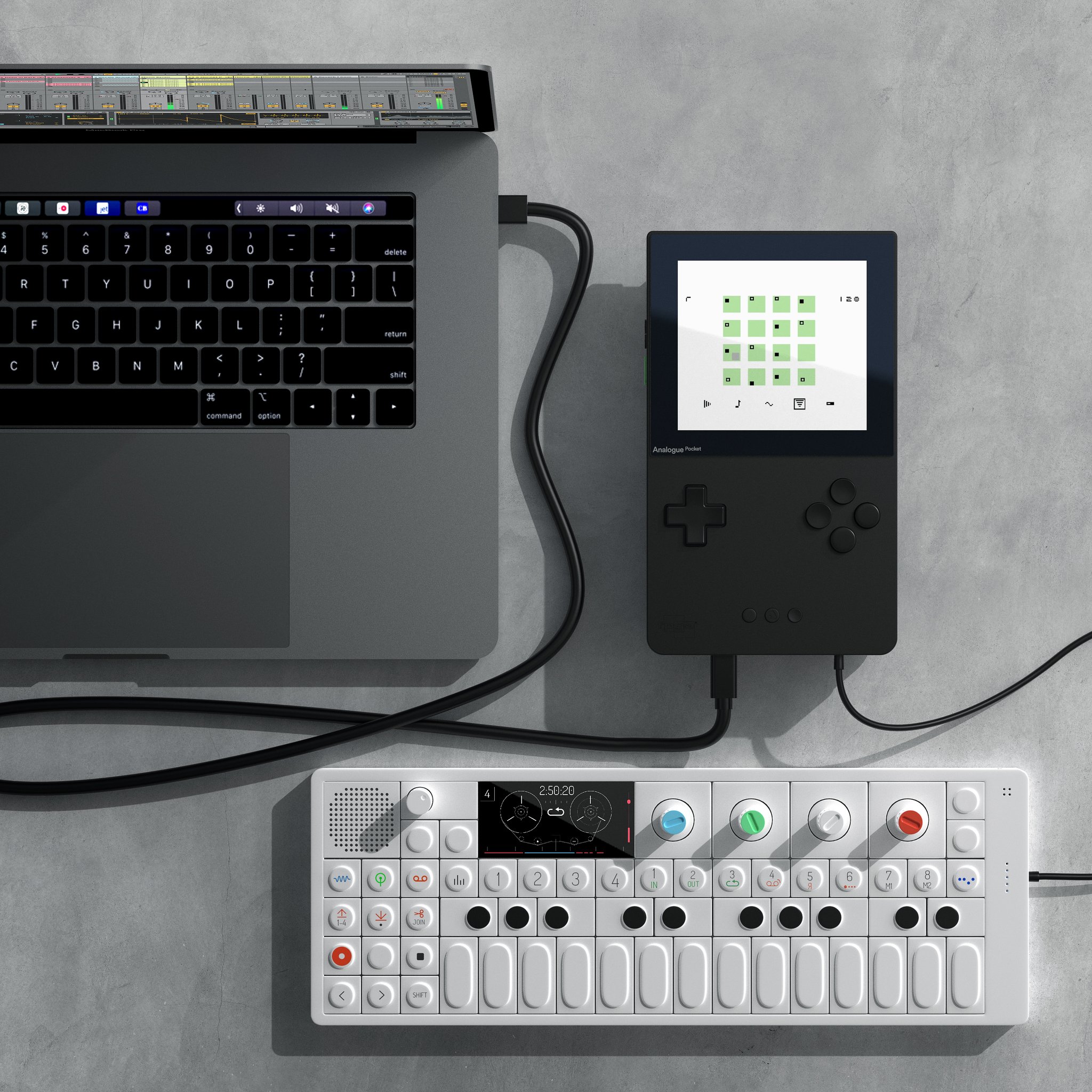 Analogue on X: Nanoloop: we designed high quality MIDI and Analog sync  cables so you can connect Pocket to your Mac, PC and other music hardware  when using Nanoloop.  / X