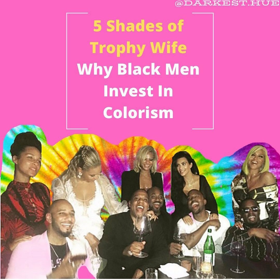 i saw this thread on Insta (shoutout to darkest.hue) & had to share it because this is a conversation too few are willing to have. Black men challenge Black women SPECIFICALLY dark skinned Black women any time we date outside of our race. we are called everything but our names