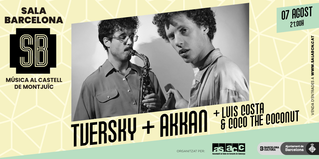 Busques una nit d'electrònica excitant i diferent? ✨🎹

El proper 7 d'agost gaudirem del so electrofunk i nu-disco dels <a href="/tverskymusic/">TVERSKY</a> i l'electrònica selvàtica i ballable de #Akkan. 

➕ @luiscostaplans &amp; Coco the Coconut als plats
🎟️ Entrades: bit.ly/305UVg2 #salaBCN