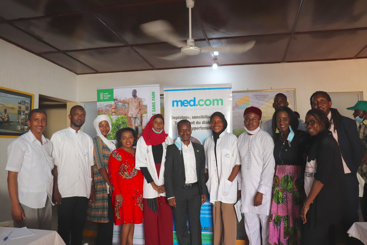 WHHNiger's tweet photo. Scéance de dépistage hypertension et diabète du personnel @WHHNiger par l'ONG MEDCOM. 
@OngMedcom @DrDjamilaF @DjomedaK @mwarumba https://t.co/PS0ZKduMd7