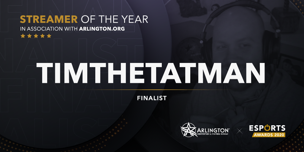 esportsawards's tweet photo. .@timthetatman is one of the most iconic names in livestreaming history, having been at the top of his game for many years but is this the year for Tim? 

VOTE HERE: https://t.co/VVVNebfM6e

#Esportsawards https://t.co/PceFNwX5c9