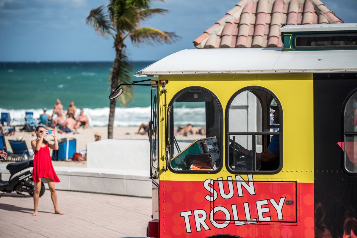 SunTrolley's tweet photo. From 17th Street all the way to Hugh Taylor Birch State Park, take in the sights and sounds of our beautiful beaches on the Sun Trolley Beach Link.
https://t.co/hkxwFYF9Fh https://t.co/96EHwSnEyn