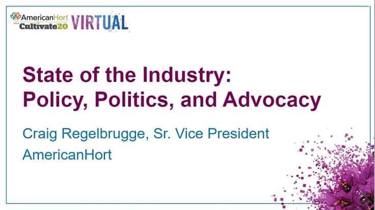 What's in store for the green industry? <a href="/American_Hort/">AmericanHort</a> leaders share their take on upcoming battles, both legal and economic in our #Cultivate20Virtual recap. buff.ly/2OWFQXC