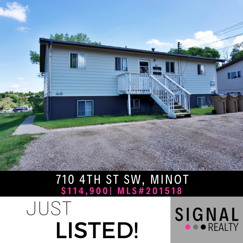 SignalRealtors's tweet photo. 🏘 𝐌𝐮𝐥𝐭𝐢-𝐅𝐚𝐦𝐢𝐥𝐲 𝐔𝐧𝐢𝐭 𝐉𝐮𝐬𝐭 𝐋𝐢𝐬𝐭𝐞𝐝! 🏘

📍 710 4th St SW, Minot
$114,900 | MLS#201518 https://t.co/rCL0UOeKKe