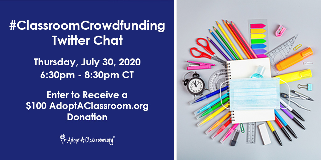 AdoptAClassroom.org tweet media