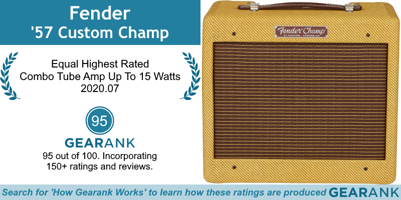 GearankMI's tweet photo. The Fender '57 Custom Champ is the Equal Highest Rated Combo Tube Amp Up To 15 Watts:
https://t.co/gPmxdHP2u0

#Fender @Fender #FenderAmps #Fender57CustomChamp #57CustomChamp #TubeAmp #TubeAmps #ComboAmp #ComboAmps #GuitarAmp #GuitarAmps https://t.co/GRN64xjmLU