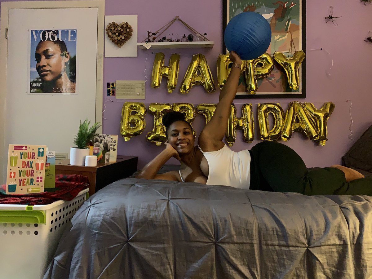 AlexNorimaki's tweet photo. Good morning, I did an impromptu birthday shoot last night bc these balloons legit took an hour to inflate and I wasn’t gonna take them down without proof. https://t.co/TSbkNtaw5L