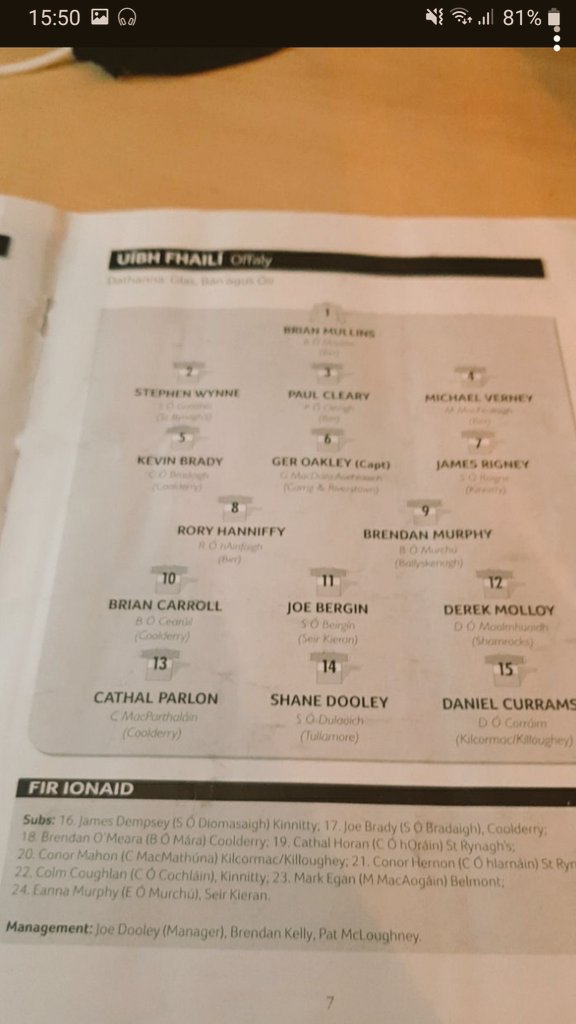 MatchOffaly's tweet photo. National league division 2 between @Offaly_GAA and @AontroimGAA from 2009 https://t.co/55i3h8eIc7