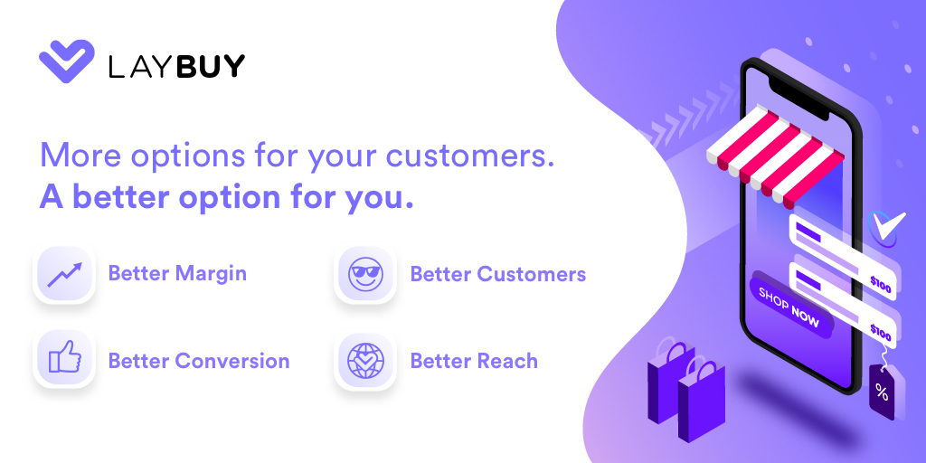nopCommerce's tweet photo. Easily accept online payment with Laybuy payment module for your nopCommerce website.

Laybuy, a nopCommerce technology partner, offers the “Buy Now, Pay Later” payment solution: a 6-installment, interest-free, weekly repayment choice.

Install the plugin: https://t.co/RBWWkUh0Ic https://t.co/dvojktPgdL