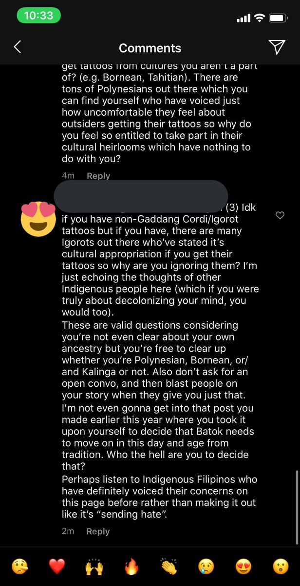 Let’s see how she replies to this! If she blocks me, y’all know for sure now she’s anti-Indigenous 