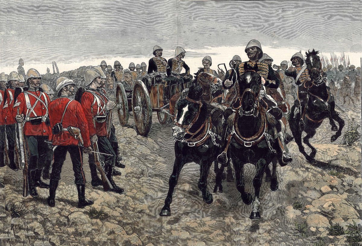 British intelligence estimated Afghan army at ten regular Kabuli and Herati infantry regiments totalling 6000 men and 4000 cavalry supported by 36 guns. But British intelligence was wrong, 25,000 Afghan men - including thousands of tribesmen joined Ayub to fight in July of 1880.