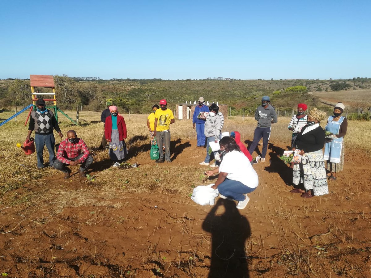 UmthathiP's tweet photo. Makhanda is hard hit by drought and the area is quite dry, however Umthathi team ulitise all the tools and skills available for the benefit of communities #MondayMotivaton Supported @fastenopfer and working with @RUengagement and other partners @ftfa https://t.co/hlW3SAaB9L