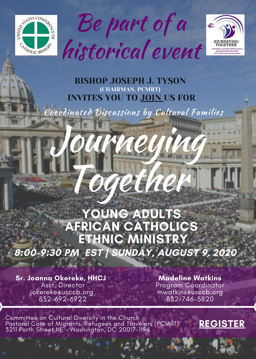 ApsuUsa's tweet photo. PLS REGISTER: https://t.co/B62UrJm5TQ 
An opportunity to explore and discuss key issues, unique cultural experiences, realities and recommendations for the Church’s engagement with young people. 
#africancatholics #BLM  @APSU_94
 @ApsuHopsa2G7 @auguscoonline  @StJohnsSekondi https://t.co/GG4Xt25rSy