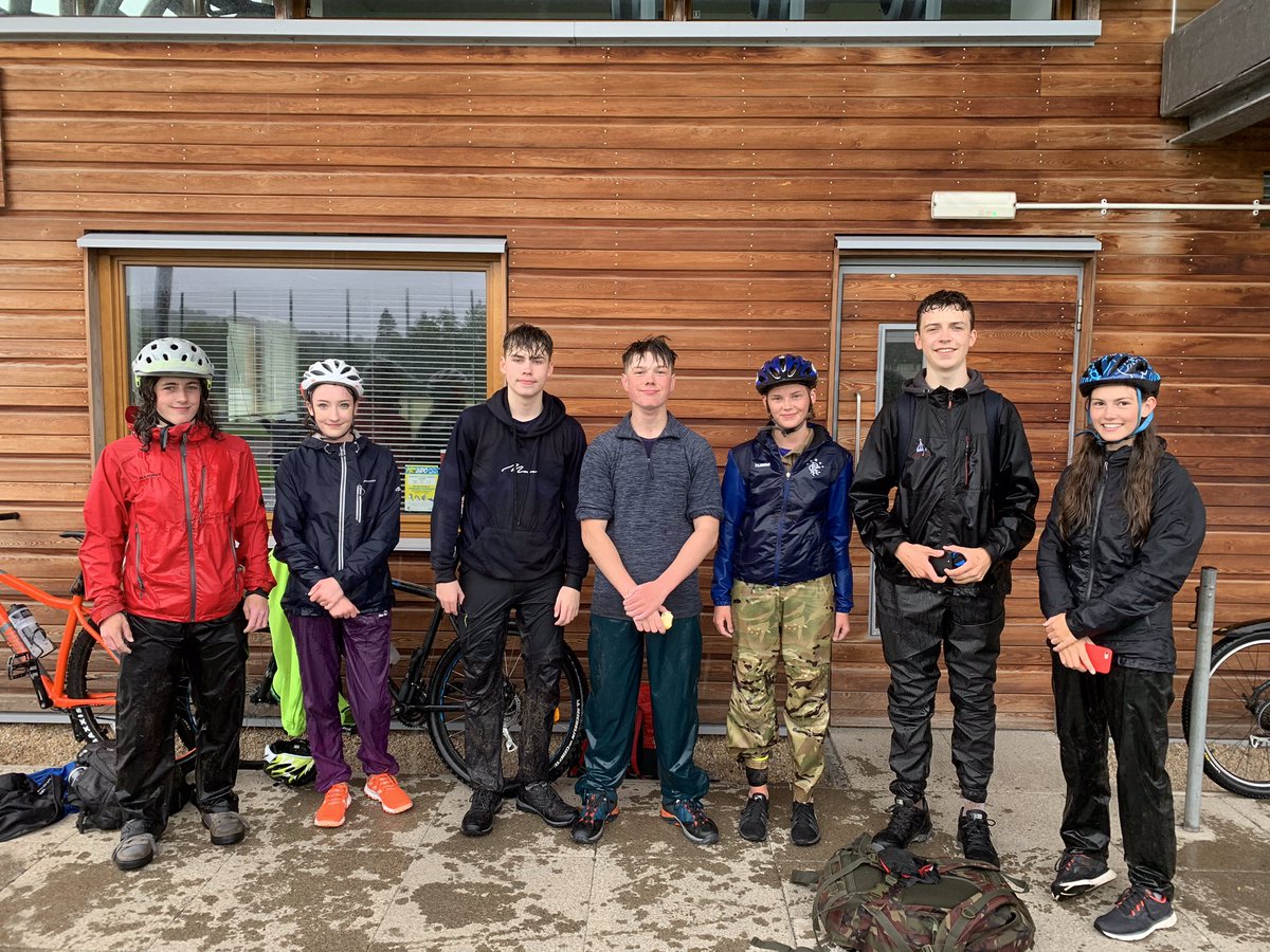 A very wet Silver D of E biking assessed expedition. #DofE#LomondSchool#Goventure#Resilience#Challenge#Adventure