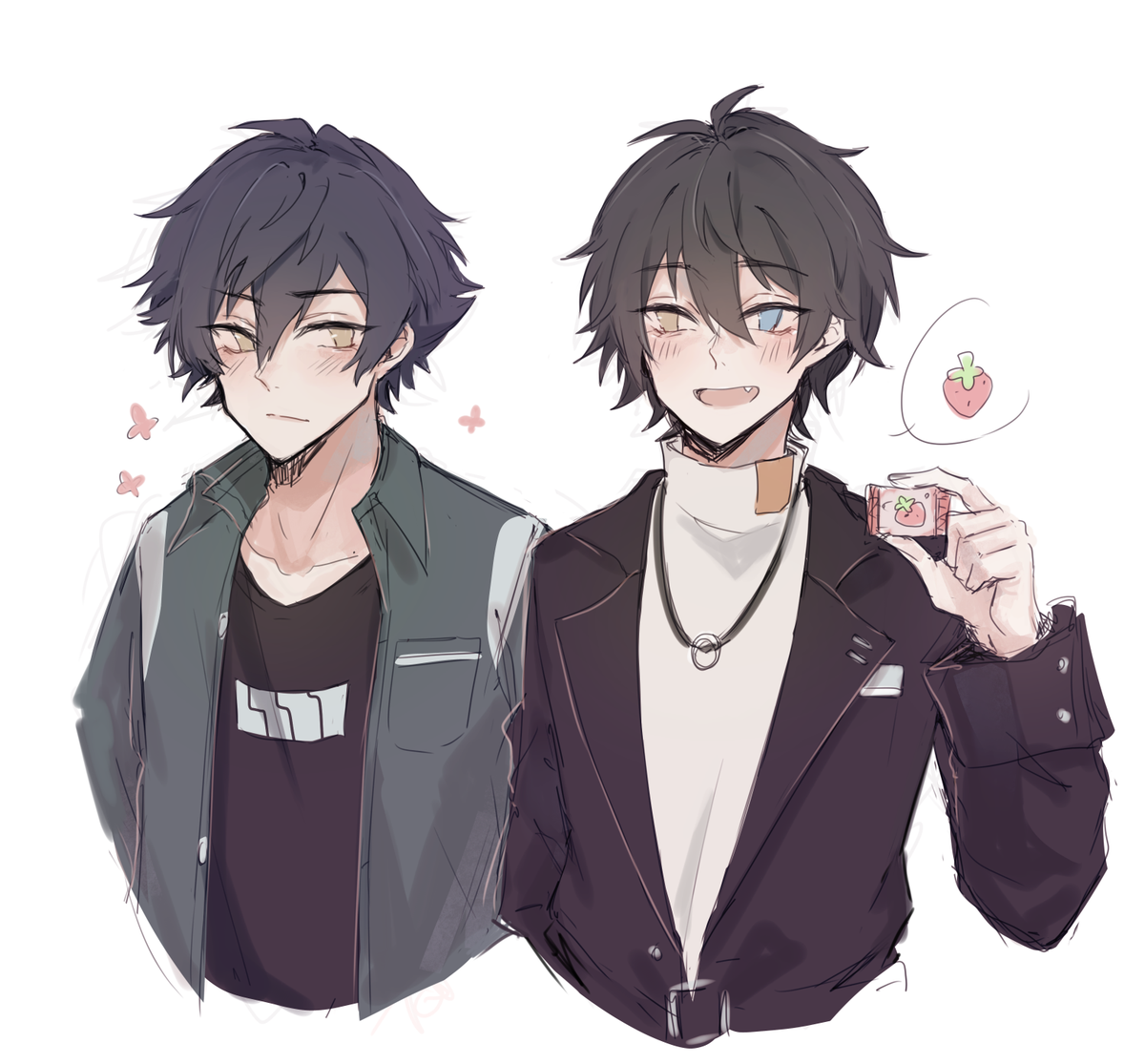 kotatsumi_'s tweet photo. some self indulgent mikajun 😌 

i go sleep now goodnightt https://t.co/MW9JkLKaC9