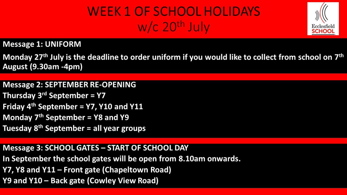 Ecclesfield School (@officialecco) on Twitter photo 