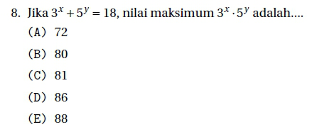 Soal ini keliatan ribet? salah besar kalo tau rumus ini 30 detik juga ga nyampe deh keknya.

Tapi jangan cuma hafalin rumusnya, pahami juga dari mana rumus ini berasal. baca aja deh thread ini gua ulas lengkap.