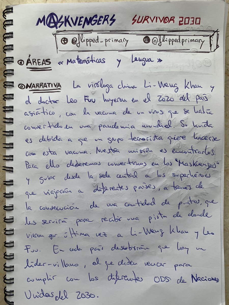 flipped_primary's tweet photo. 🚨Esqueleto de Gamificación🚨 Ya está creada la base de la Gamificación para este curso #maskvenherssurvivor2030 En breve más 📵 @aaronasenciofer @tonibernabeu123 @BeatrizCerdan @fernando_marti7 @lepetitpan @AgoraAbierta @gamificatuaula @MyClassGame @maestrocarlosef @jblasgarcia https://t.co/zu2lyxRA0z