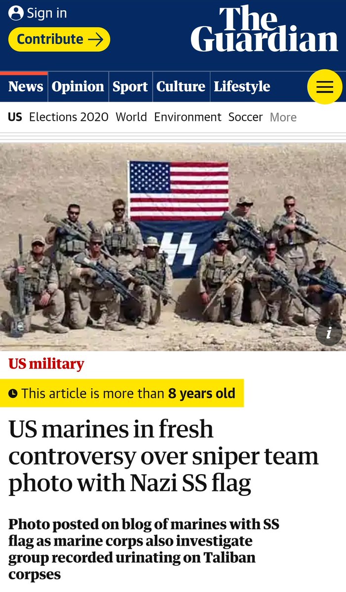 Images of soldiers in Afghanistan in front of a Nazi flag suggest radicalization may happen inside ranks, or that the military ends up recruiting these troops and connecting them to one another. It's a problem.
