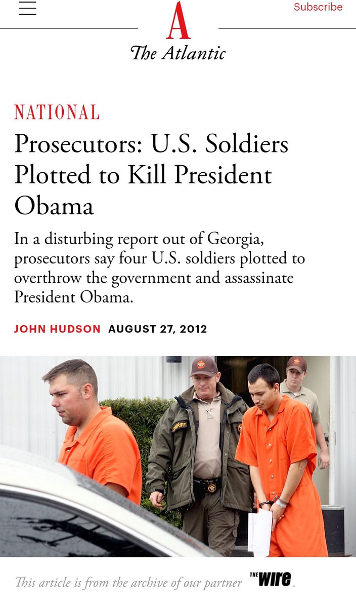 That same year, four Nazi soldiers conspired to murder the President and overthrow the government. They nurdered someone to cover up their plot.